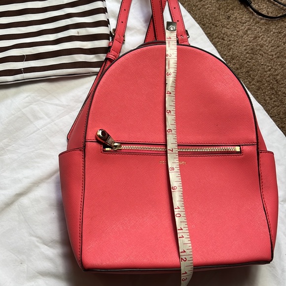 Henri bendel women backpack  with dust bag pink leather used - Picture 13 of 16